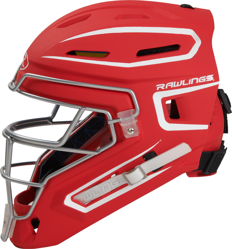 Rawlings Senior Mach 2-Tone Hockey Style Catchers Helmet - Matte