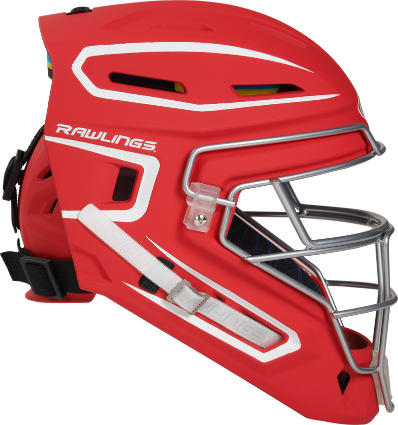 Rawlings Senior Mach 2-Tone Hockey Style Catchers Helmet - Matte