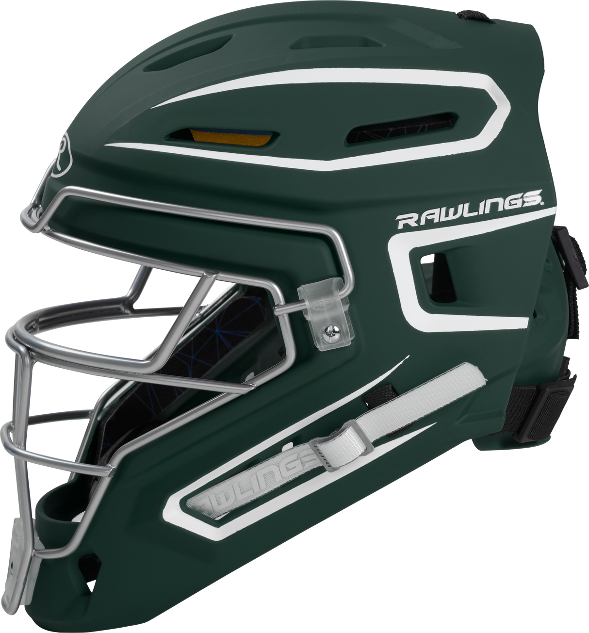 Rawlings Senior Mach 2-Tone Hockey Style Catchers Helmet - Matte Rawlings