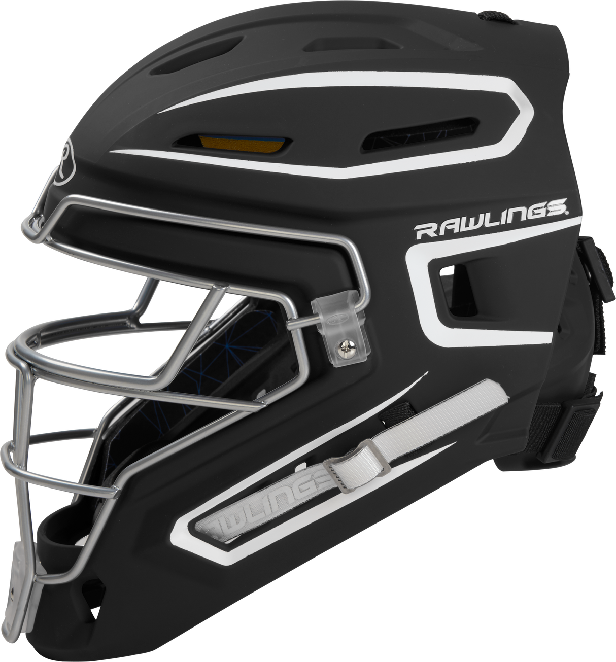 Rawlings Senior Mach 2-Tone Hockey Style Catchers Helmet - Matte Rawlings