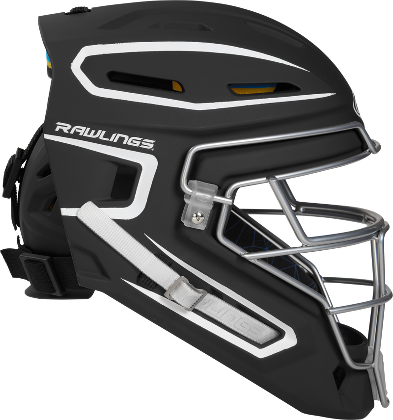Rawlings Senior Mach 2-Tone Hockey Style Catchers Helmet - Matte