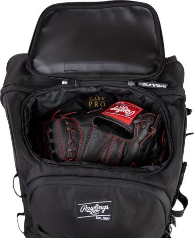 Rawlings R1801 Baseball Wheeled Catcher's Bag