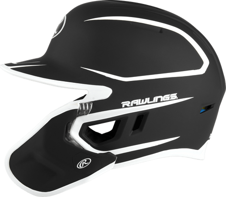 Rawlings Mach Two-Tone Matte Helmet with Adjustable Face Guard - Senior Rawlings