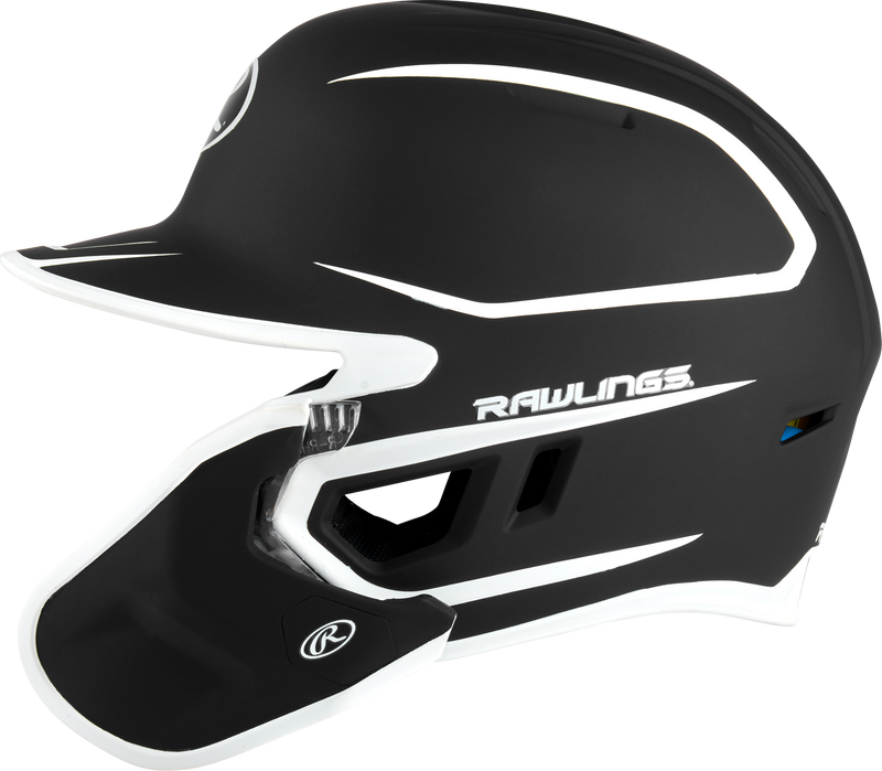 Rawlings Mach Two-Tone Matte Helmet W/Adjustable Face Guard - Senior