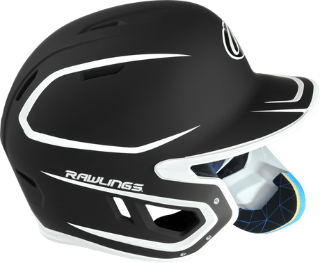 Rawlings Mach Two-Tone Matte Helmet with Adjustable Face Guard - Senior Rawlings