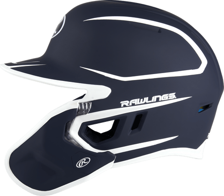 Rawlings Mach Two-Tone Matte Helmet with Adjustable Face Guard - Senior Rawlings