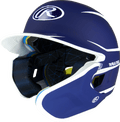 Rawlings Mach Two-Tone Matte Helmet with Adjustable Face Guard - Senior Rawlings