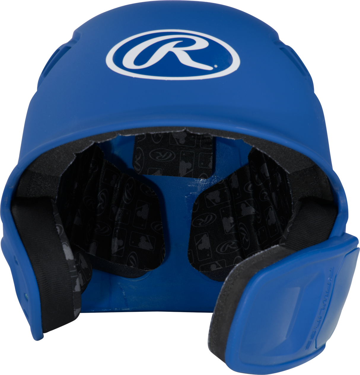 Rawlings R16 1-Tone Junior Baseball Helmet with Reversible Extension - Matte Rawlings