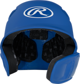 Rawlings R16 1-Tone Junior Baseball Helmet with Reversible Extension - Matte Rawlings