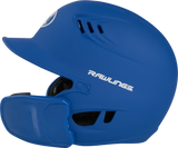 Rawlings R16 1-Tone Junior Baseball Helmet with Reversible Extension - Matte Rawlings