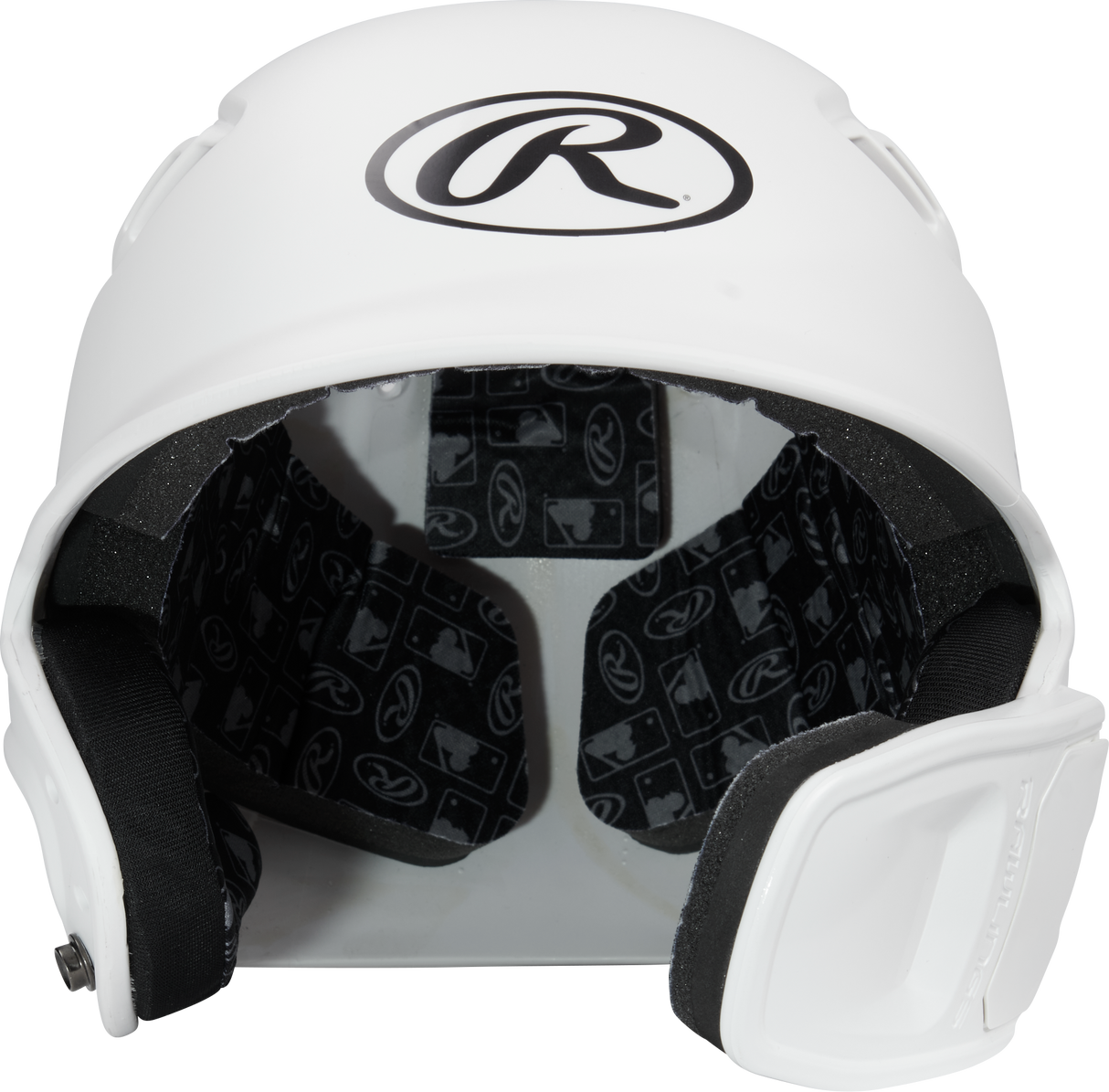Rawlings R16 1-Tone Junior Baseball Helmet with Reversible Extension - Matte Rawlings