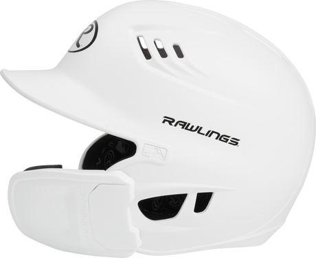 Rawlings R16 1-Tone Junior Baseball Helmet with Reversible Extension - Matte Rawlings