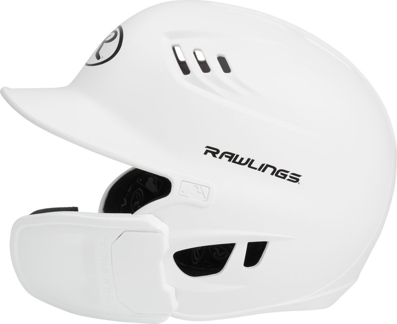 Rawlings R16 1-Tone Baseball Helmet With Reversible Extension - Matte