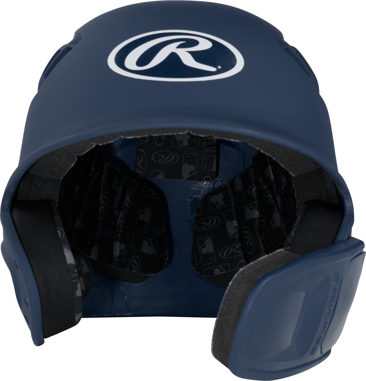 Rawlings R16 1-Tone Junior Baseball Helmet with Reversible Extension - Matte Rawlings