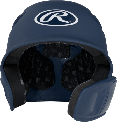 Rawlings R16 1-Tone Junior Baseball Helmet with Reversible Extension - Matte Rawlings