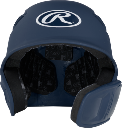 Rawlings R16 1-Tone Baseball Helmet With Reversible Extension - Matte