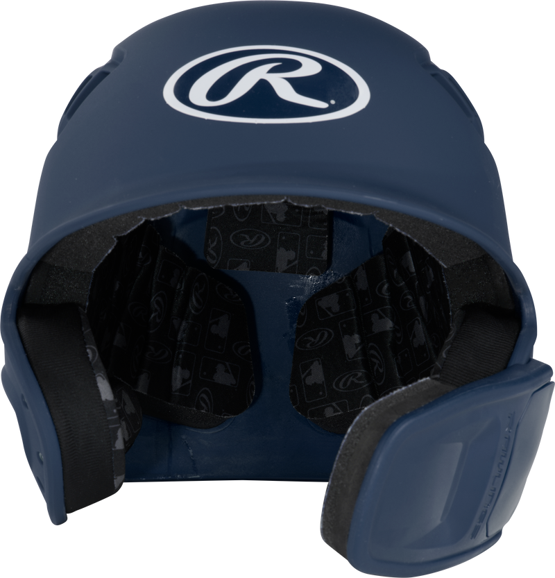 Rawlings R16 1-Tone Baseball Helmet With Reversible Extension - Matte