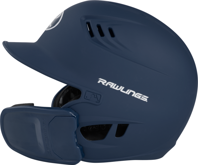 Rawlings R16 1-Tone Baseball Helmet With Reversible Extension - Matte