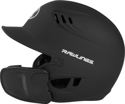 Rawlings R16 1-Tone Baseball Helmet With Reversible Extension - Matte