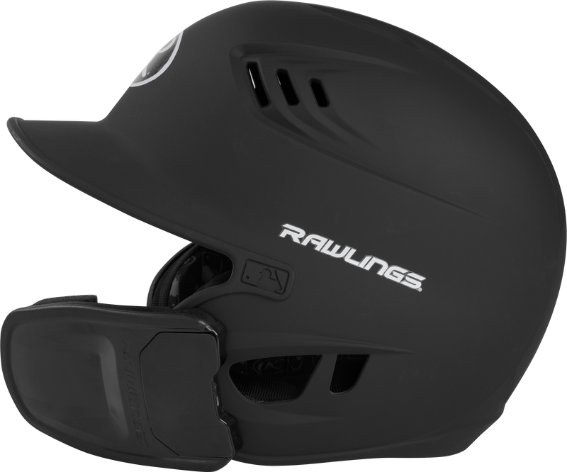 Rawlings R16 1-Tone Baseball Helmet With Reversible Extension - Matte