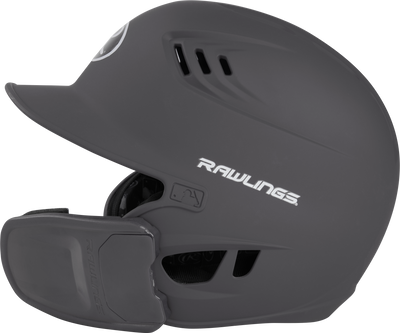 Rawlings R16 1-Tone Baseball Helmet With Reversible Extension - Matte
