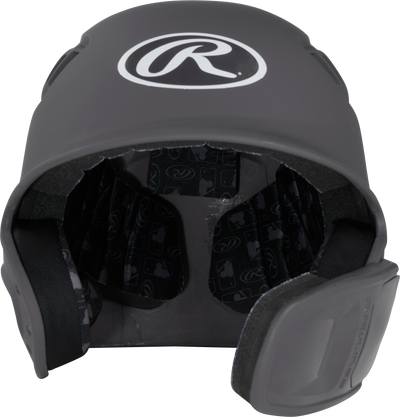 Rawlings R16 1-Tone Baseball Helmet With Reversible Extension - Matte