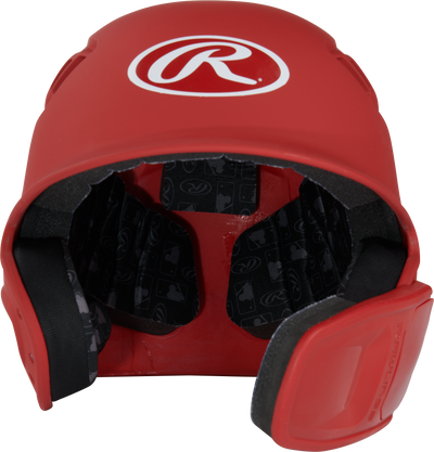 Rawlings R16 1-Tone Baseball Helmet With Reversible Extension - Matte
