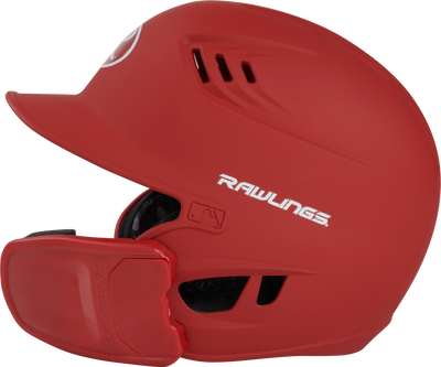 Rawlings R16 1-Tone Baseball Helmet With Reversible Extension - Matte