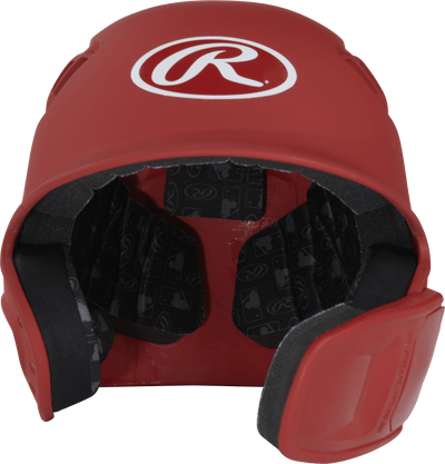 Rawlings R16 1-Tone Baseball Helmet With Reversible Extension - Matte