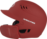 Rawlings R16 1-Tone Senior Baseball Helmet With Reversible Extension - Matte Rawlings