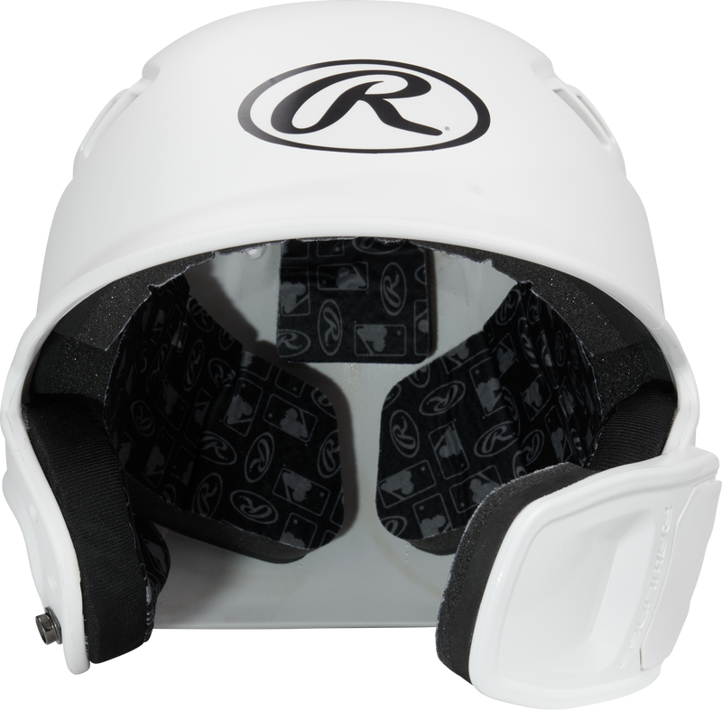Rawlings R16 1-Tone Baseball Helmet With Reversible Extension - Matte