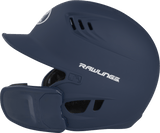 Rawlings R16 1-Tone Senior Baseball Helmet With Reversible Extension - Matte Rawlings