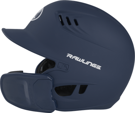 Rawlings R16 1-Tone Senior Baseball Helmet With Reversible Extension - Matte Rawlings