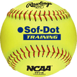 Rawlings NCAA Soft Poly-Core Fastpitch Training Ball - Dozen Rawlings