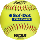 Rawlings NCAA Soft Poly-Core Fastpitch Training Ball - Dozen Rawlings