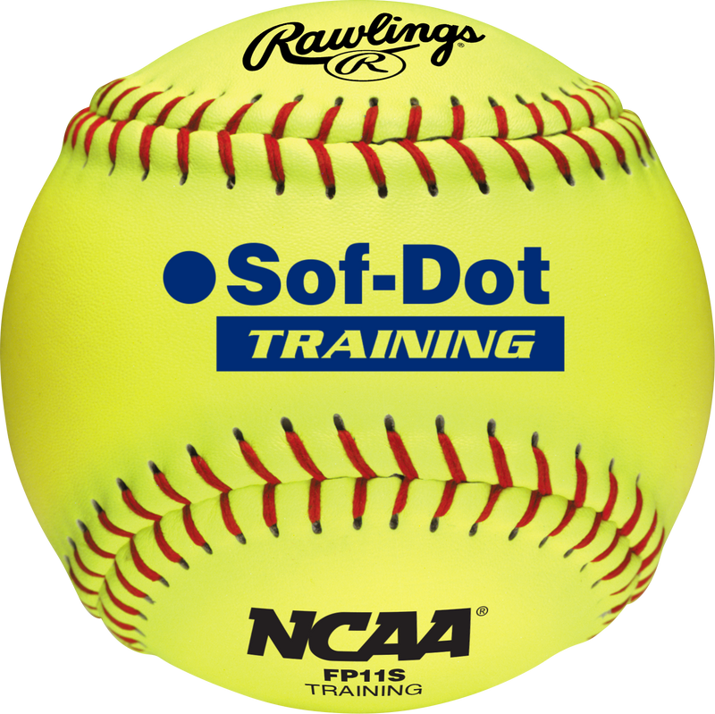 Rawlings NCAA Soft Poly-Core Fastpitch Training Ball - Dozen