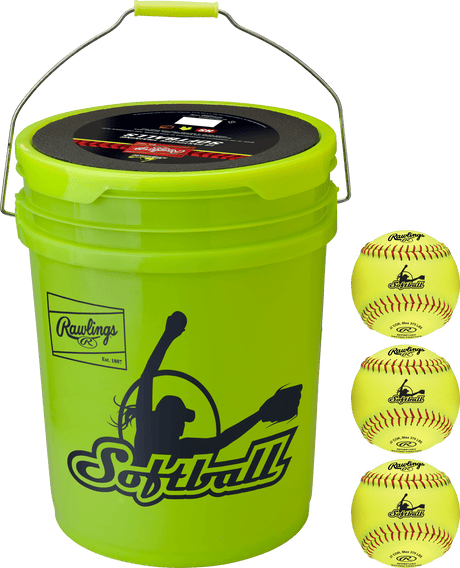 Rawlings 6 Gallon Collegiate / High School / Travel Practice Ball / Bucket Combo Rawlings