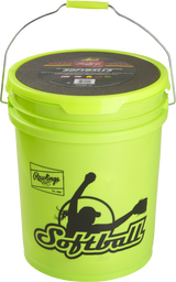 Rawlings 6 Gallon Collegiate / High School / Travel Practice Ball / Bucket Combo Rawlings