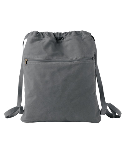 Authentic Pigment Unisex Pigment-Dyed Canvas Cinch Sack