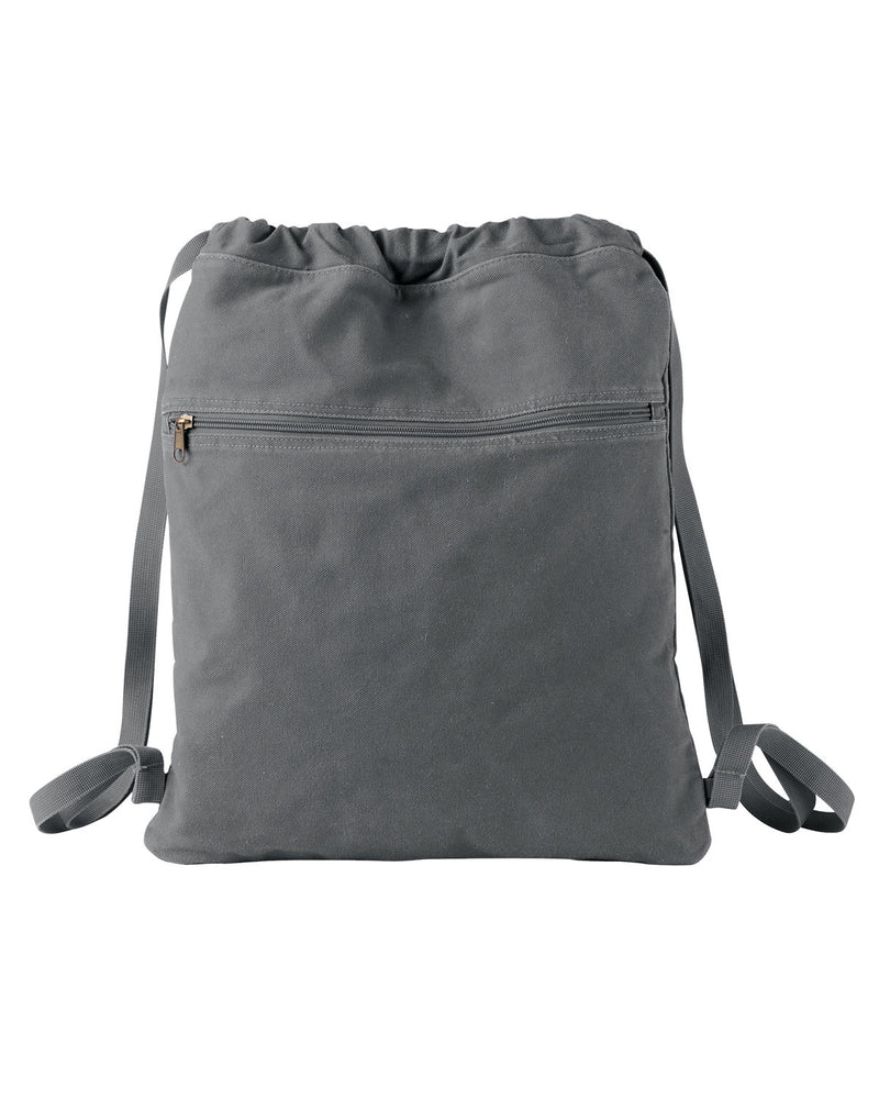 Authentic Pigment Unisex Pigment-Dyed Canvas Cinch Sack