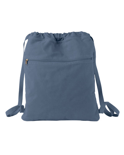 Authentic Pigment Unisex Pigment-Dyed Canvas Cinch Sack