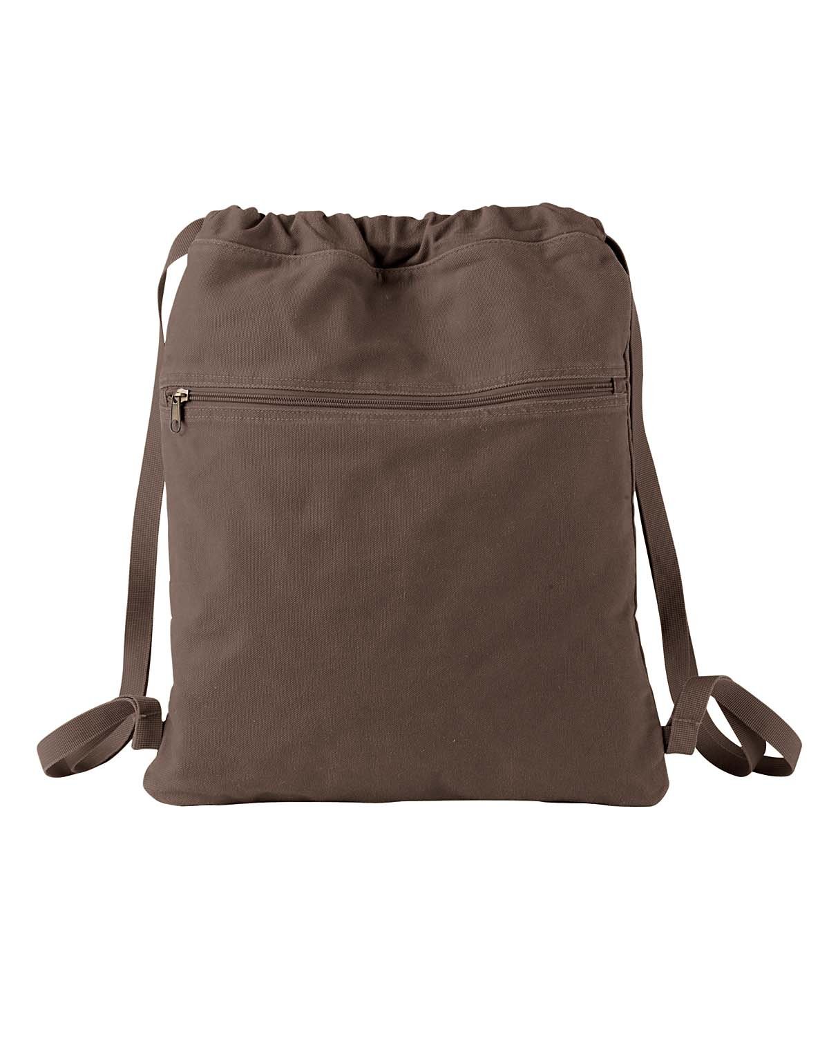 Authentic Pigment Unisex Pigment-Dyed Canvas Cinch Sack Authentic Pigment