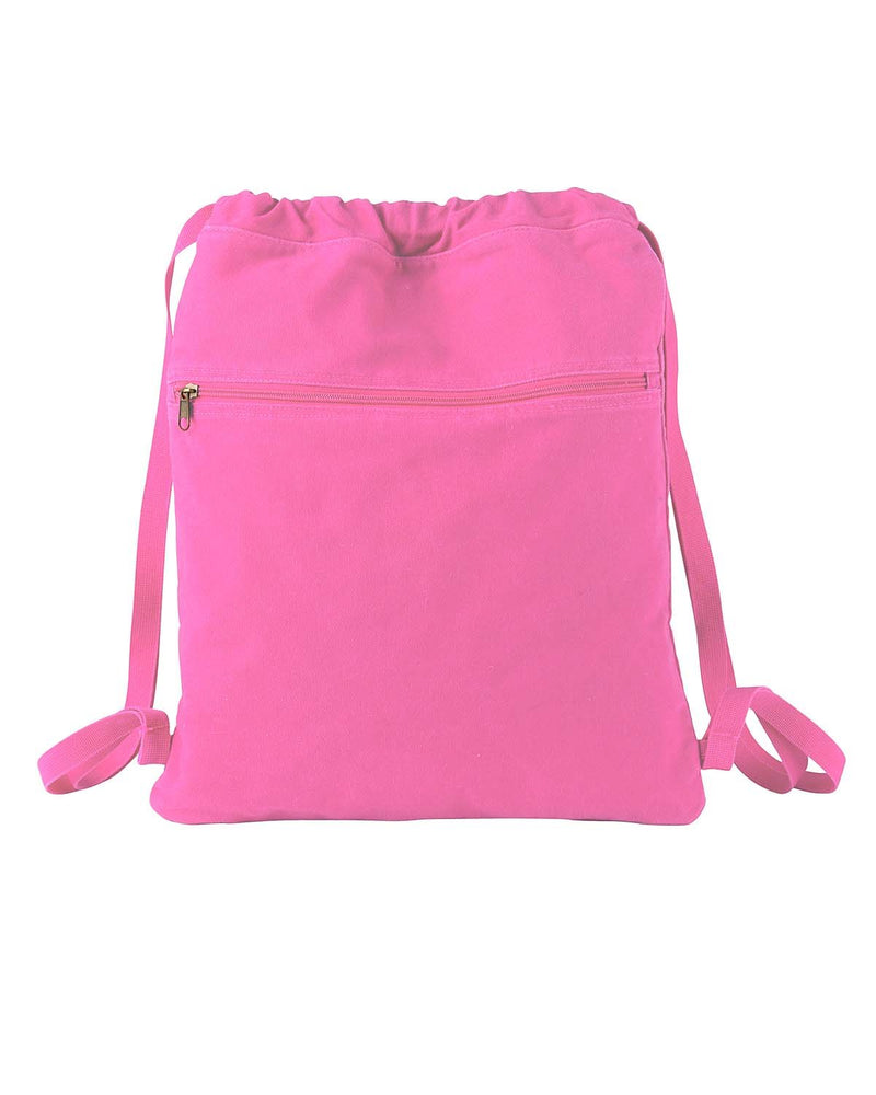 Authentic Pigment Unisex Pigment-Dyed Canvas Cinch Sack