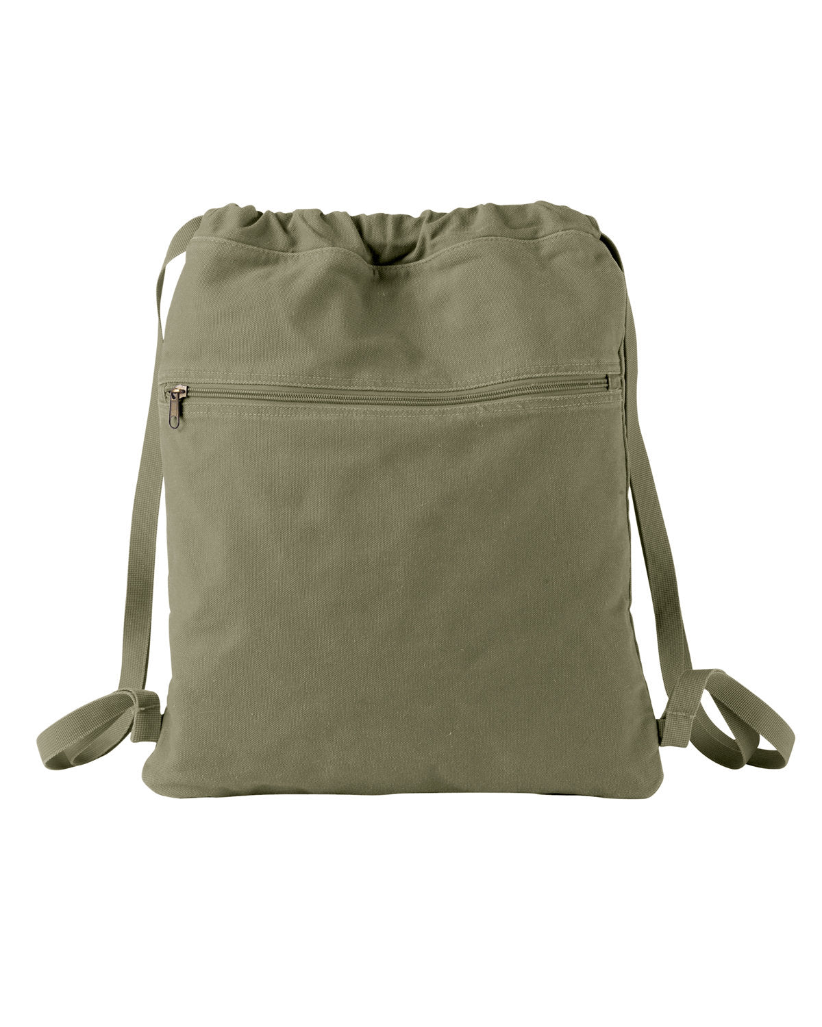 Authentic Pigment Unisex Pigment-Dyed Canvas Cinch Sack Authentic Pigment