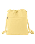 Authentic Pigment Unisex Pigment-Dyed Canvas Cinch Sack Authentic Pigment