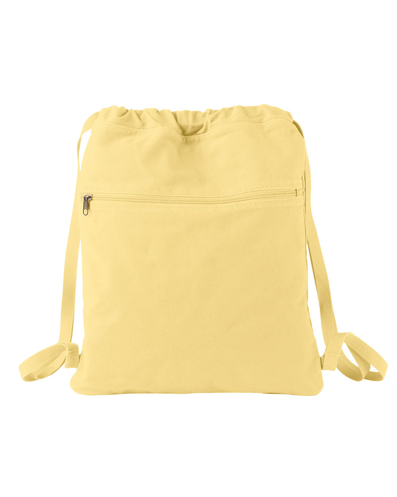 Authentic Pigment Unisex Pigment-Dyed Canvas Cinch Sack