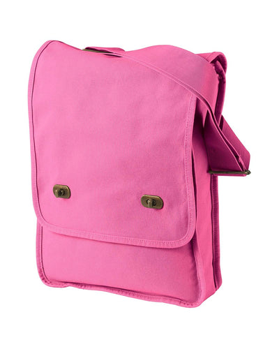 Authentic Pigment Unisex Pigment-Dyed Canvas Field Bag