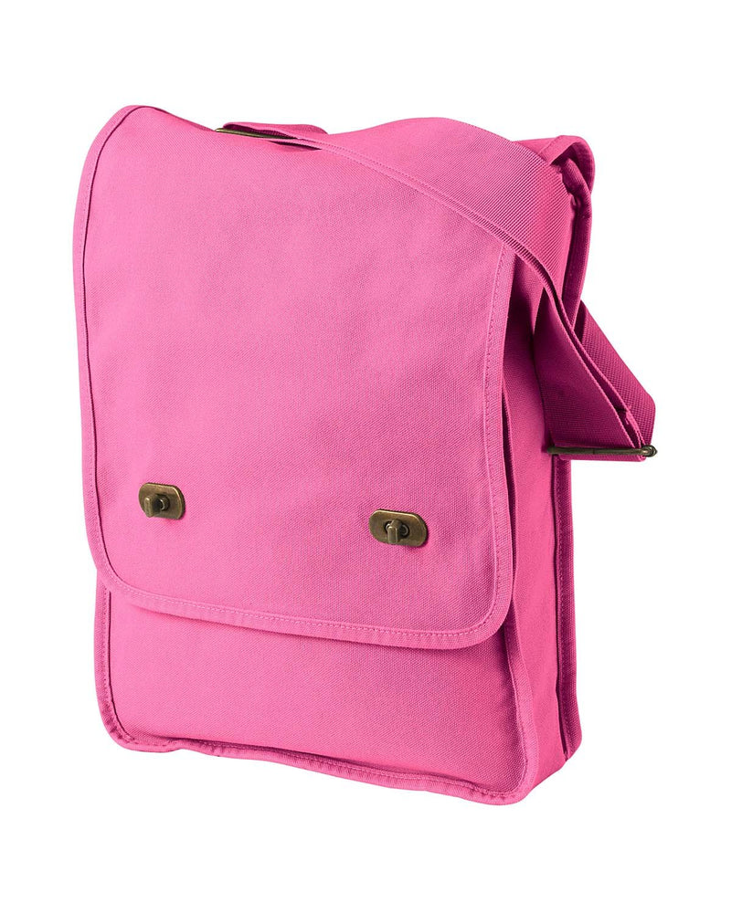 Authentic Pigment Unisex Pigment-Dyed Canvas Field Bag