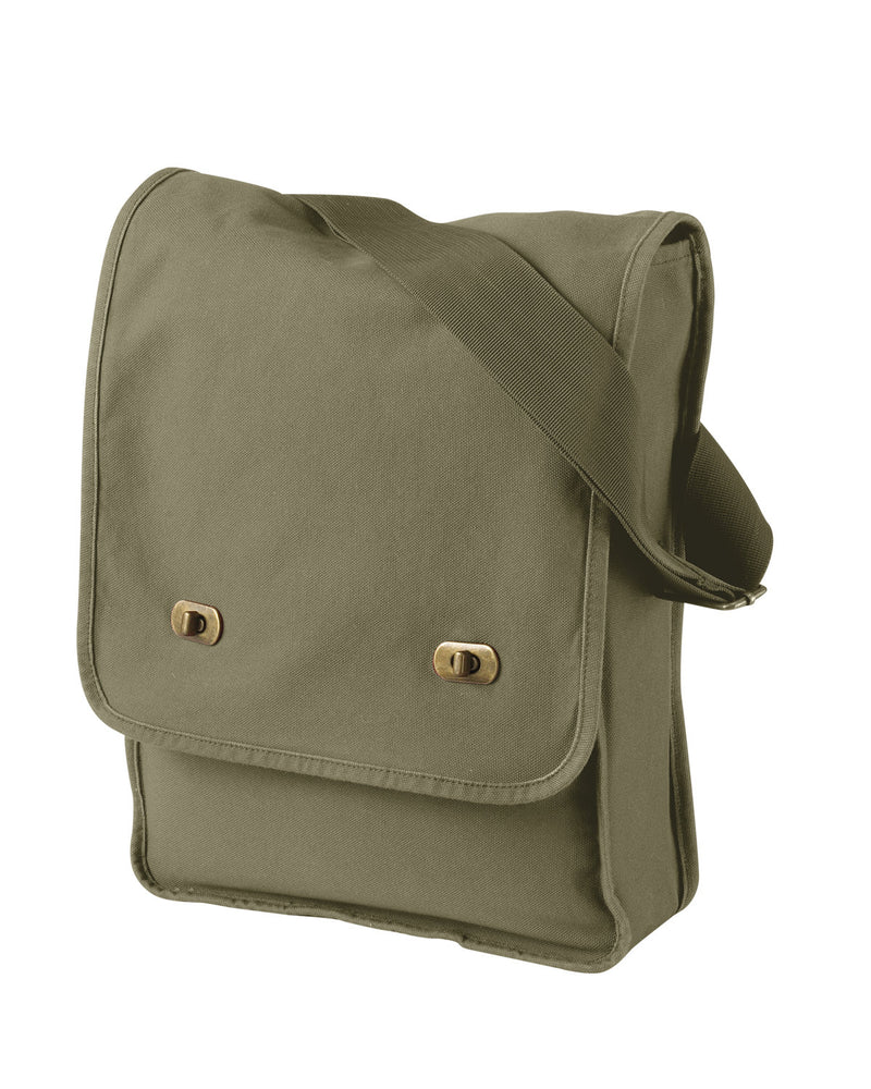 Authentic Pigment Unisex Pigment-Dyed Canvas Field Bag