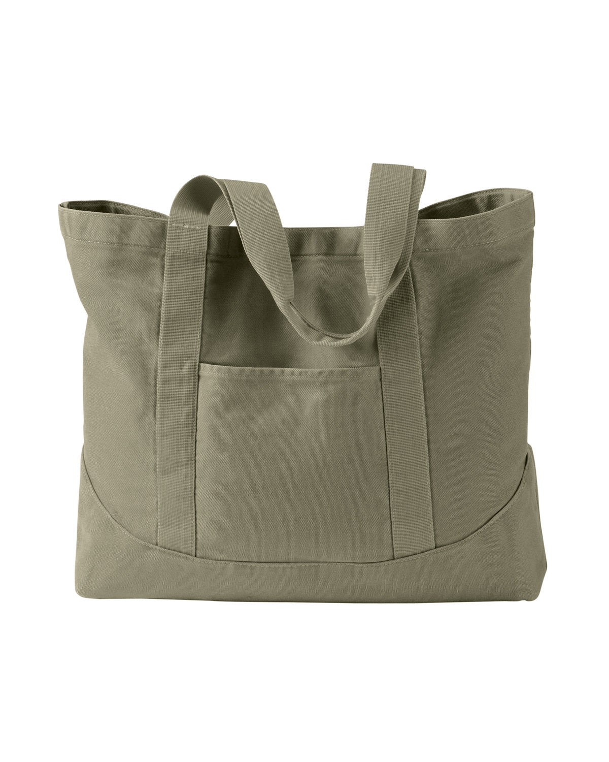 Authentic Pigment Unisex Pigment-Dyed Large Canvas Tote Authentic Pigment